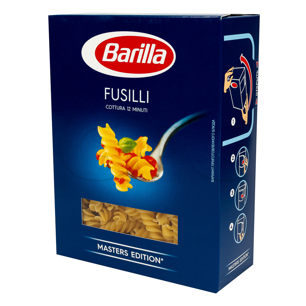 Паста BARILLA Фузилли № 98 450гр, 12шт/кор