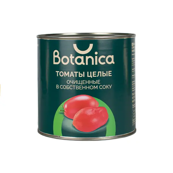 Томаты целые очищенные в с/с Botanica 2650мл/2500гр/1500гр, 6шт/кор, Италия