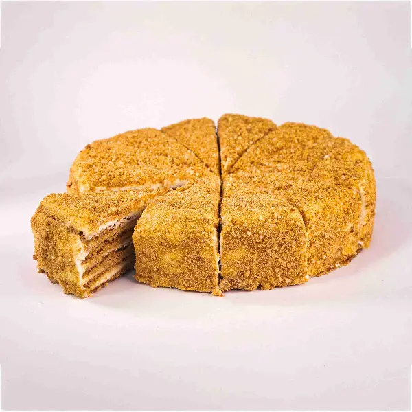 Торт Медовик Cheeseberry 117гр, 12 порций/1,4кг/шт, 4шт/кор