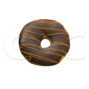 Пончик-донат с шоколадным муссом Маген-Д 75гр, 36шт/кор