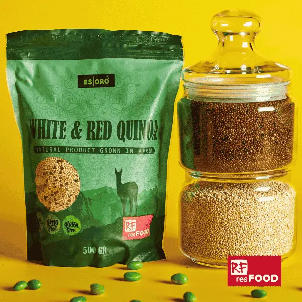 Киноа микс Esoro Resfood 500гр дойпак, 35шт/кор