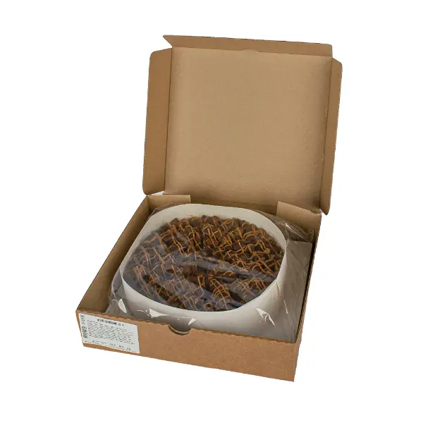 Торт Брауни карамельный Бенье 100гр, 12 порций/1,2кг/шт, 6шт/кор