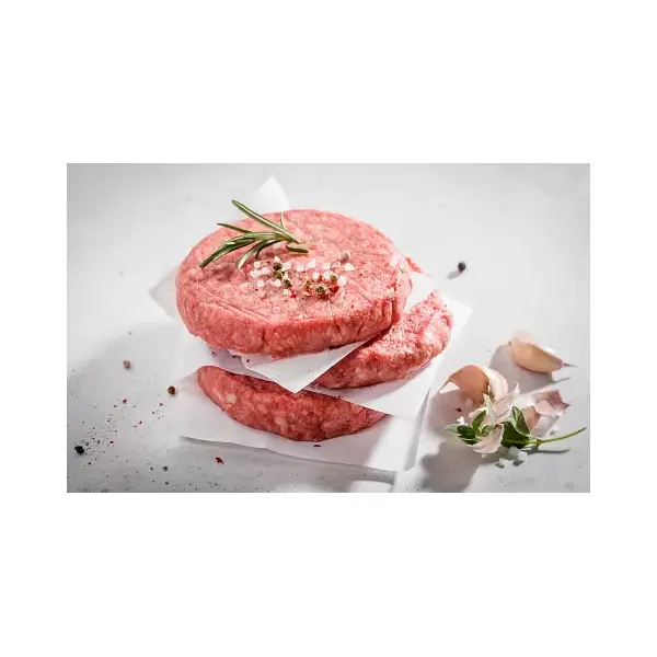 Котлета для гамбургера из мраморной говядины ПраймБиф 130гр, 13,65кг/кор