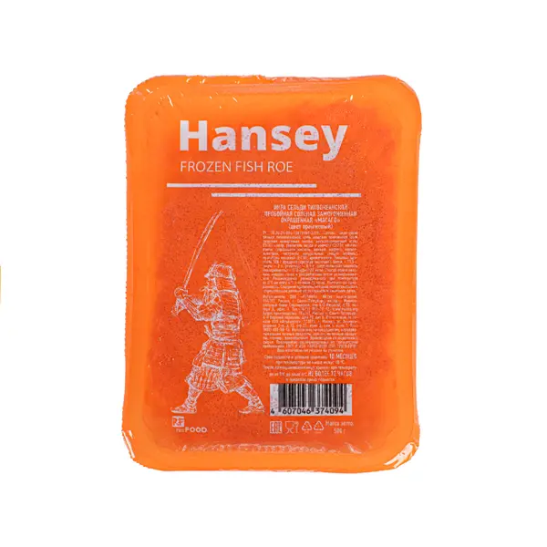 Икра Масаго оранжевая Hansey Resfood 500гр, 12шт/кор