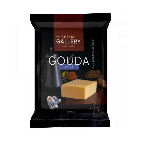 Сыр полутвердый Гауда Cheese Gallery кусок 200г 45%