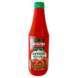 Кетчуп томатный Печагин 850гр, 12шт/кор