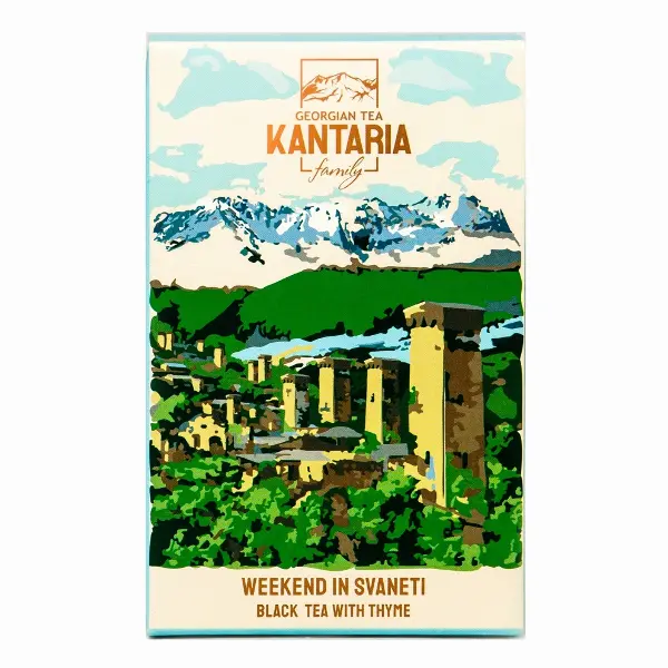 Чай черный листовой Сванетия KANTARIA 50гр, 10шт/кор