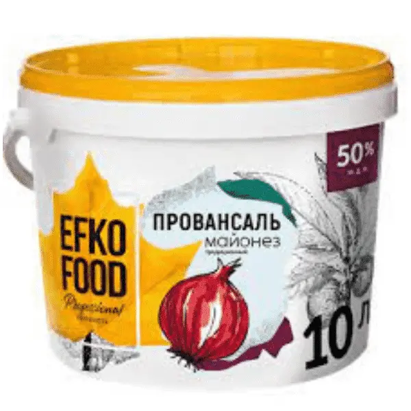 Майонез EFKO FOOD professional 50% 3л/2,88кг ведро