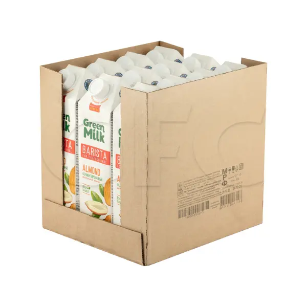 Молоко растительное миндальное на рисовой основе Green Milk Professional 1л, 12шт/кор