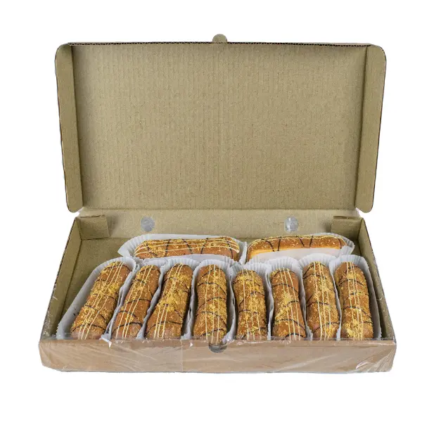 Эклер карамельный Macaronshop 65гр, 10шт/упак, 4упак/кор