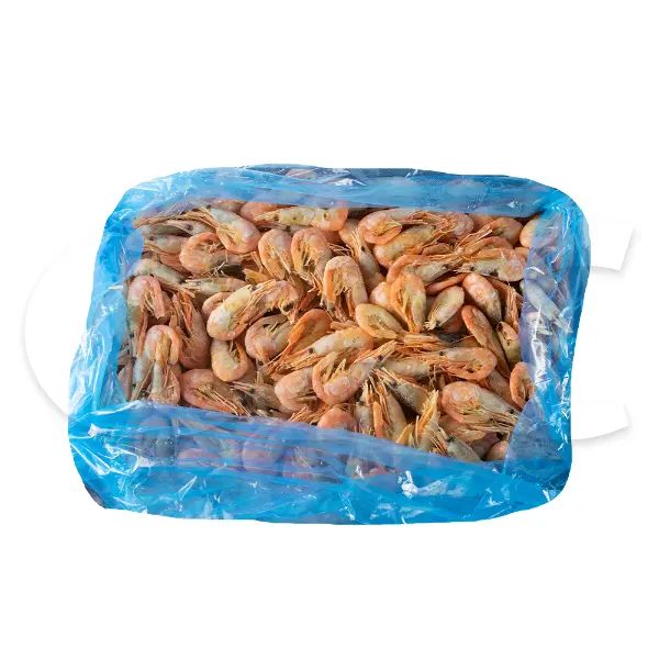 Креветка северная в/м в панцире с/г120/150 Rongcheng seafood Co., LTD 3700/02B42, ~5кг/кор