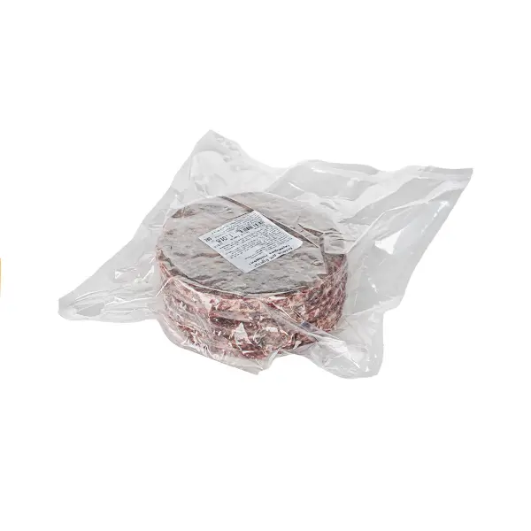 Котлета для гамбургера из мраморной говядины Carne Fumo ИП Астапенко 250гр, 1кг/упак, 4кг/кор