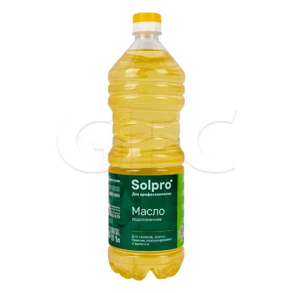 Масло подсолнечное SolPro 1л, 15шт/кор