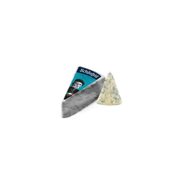 Сыр мягкий с голубой плесенью Gorgonzola 55% Schonfeld, ~3кг/кор