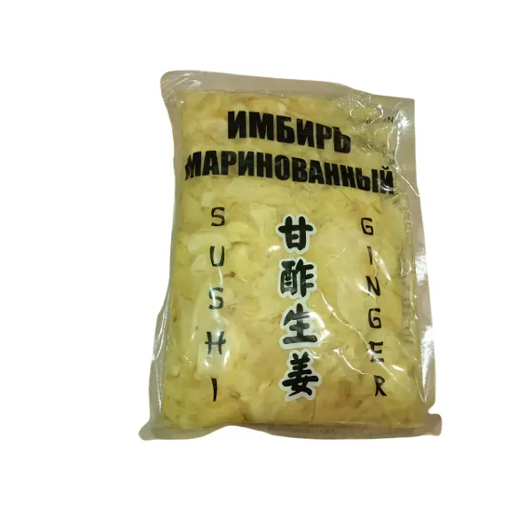 Имбирь маринованный белый IIKIGAI 1,25кг, вес сухого вещ-ва 900гр, 12шт/кор