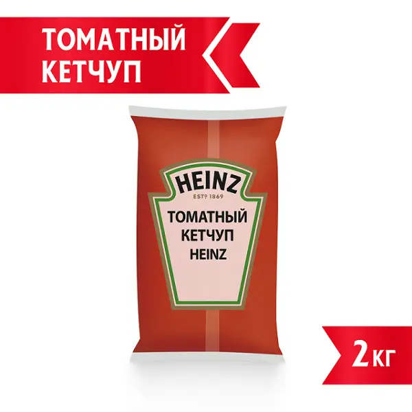 Кетчуп томатный Heinz 2кг, 6шт/кор