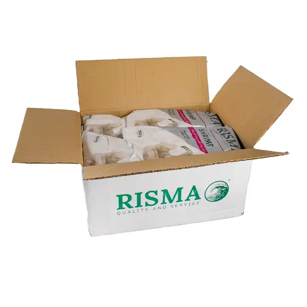 Креветка ваннамей с/м очищенная б/х 31/40 RISMA M/s Anjaneya Seafoods 927 1кг, 10кг/кор, Индия