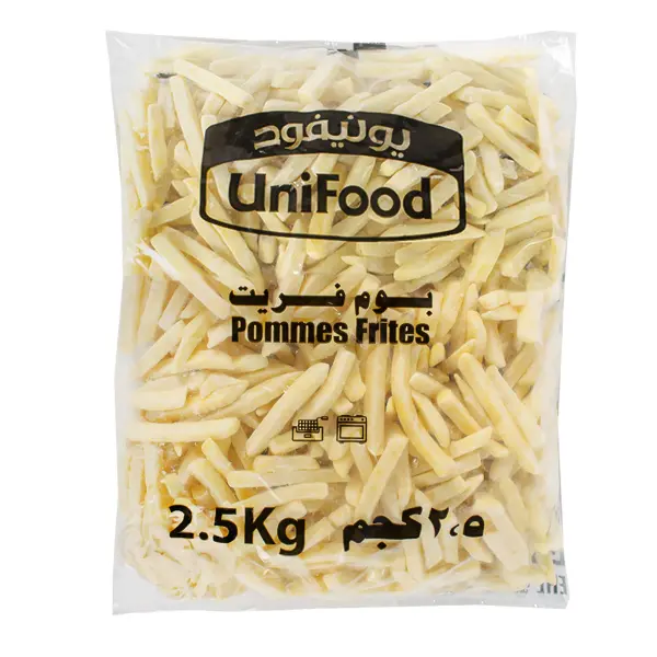 Картофель фри суперхрустящий в панировке 10*10мм Unifood 2,5кг, 4шт/кор