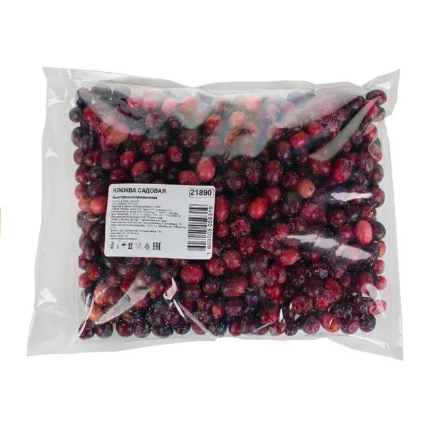Клюква садовая с/м 1кг, 10кг/кор
