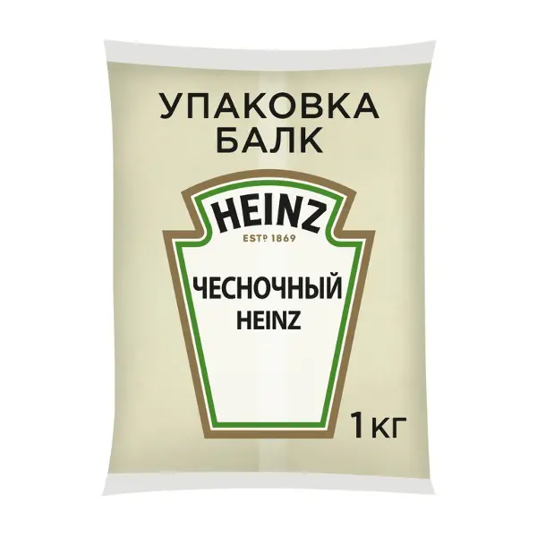 Соус чесночный оригинальный Heinz 1кг, 6шт/кор