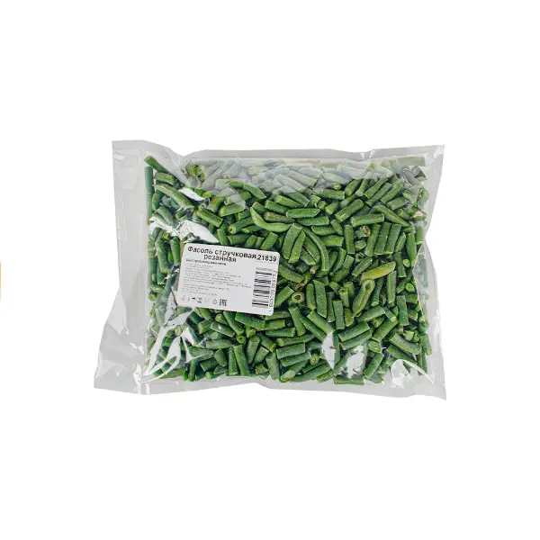Фасоль стручковая резаная с/м 1кг, 10кг/кор