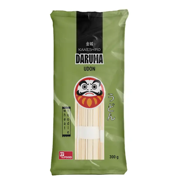 Лапша пшеничная Удон Kaneshiro Daruma Resfood 300гр, 20шт/кор