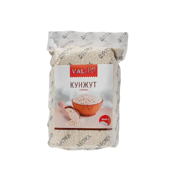 Кунжут белый сырой Valde’Pro 1кг, 14шт/кор