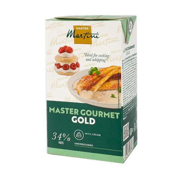 Сливки растительные Master Gourmet Gold Master Martini 1л, 12шт/кор