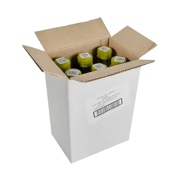 Масло оливковое с базиликом Cretan Mill 250мл, 6шт/кор