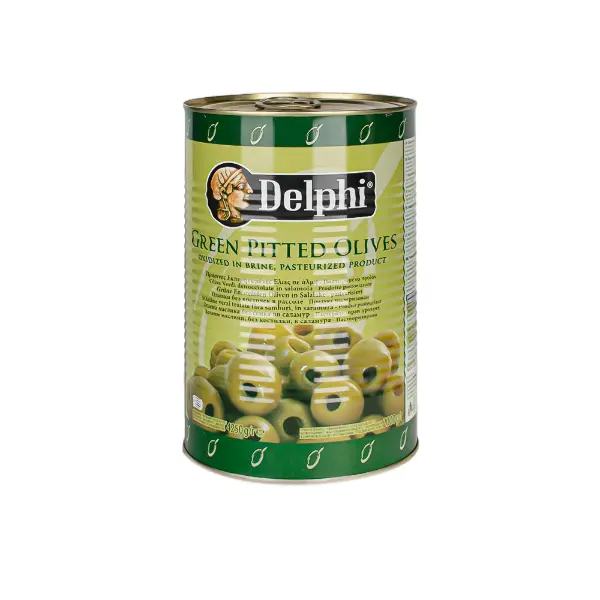 Оливки целые б/к гигант Atlas 70-90 Delphi 4250гр/2000гр, 3шт/кор