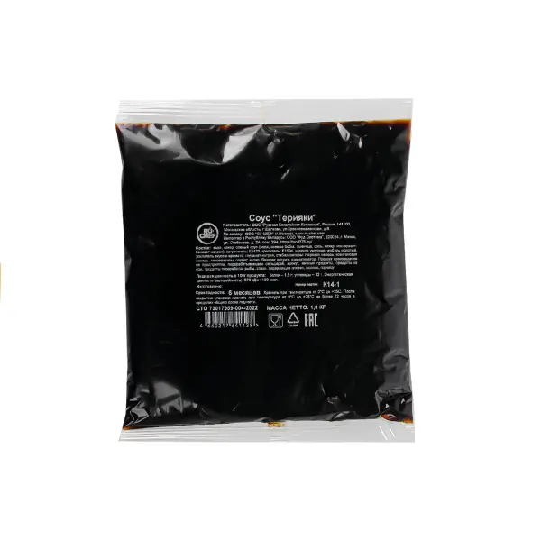 Соус Терияки RU-CHEF 1кг, 4шт/кор