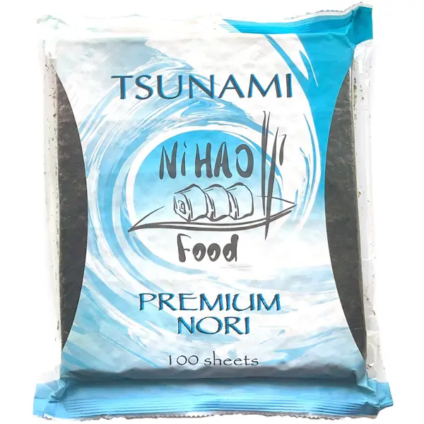 Водоросли Нори Tsunami 100л, 84шт/кор, Корея