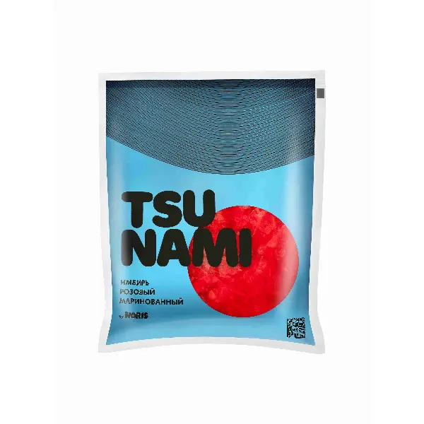 Имбирь маринованный розовый NORIS 1,4кг, вес сухого вещ-ва 1кг, 10шт/кор