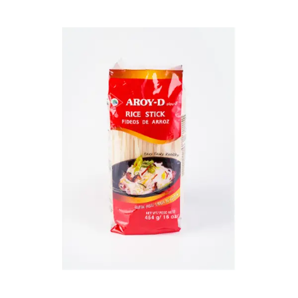 Лапша рисовая 5мм Aroy-D 454гр, 30шт/кор