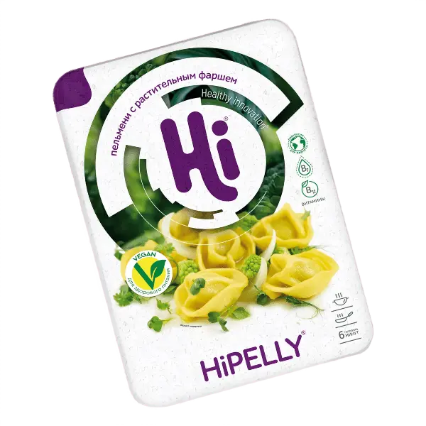 Полуфабрикат растительный замороженный в тесте HiPELLY 700гр, 6шт/кор