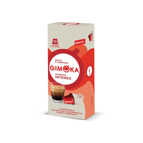Кофе капсульный формата Nespresso Classic Intenso Gimoka 10 капсул, 90гр, 20шт/кор