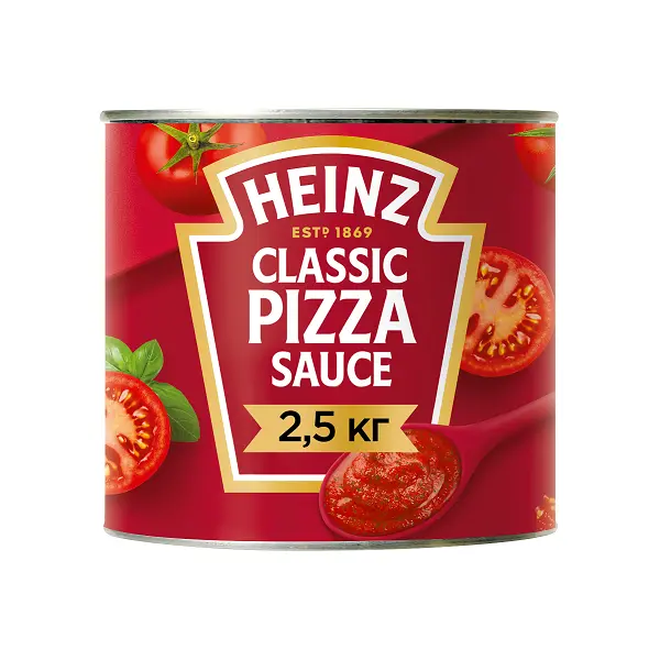 Соус для пиццы томатный классический Heinz 2,55кг, 6шт/кор