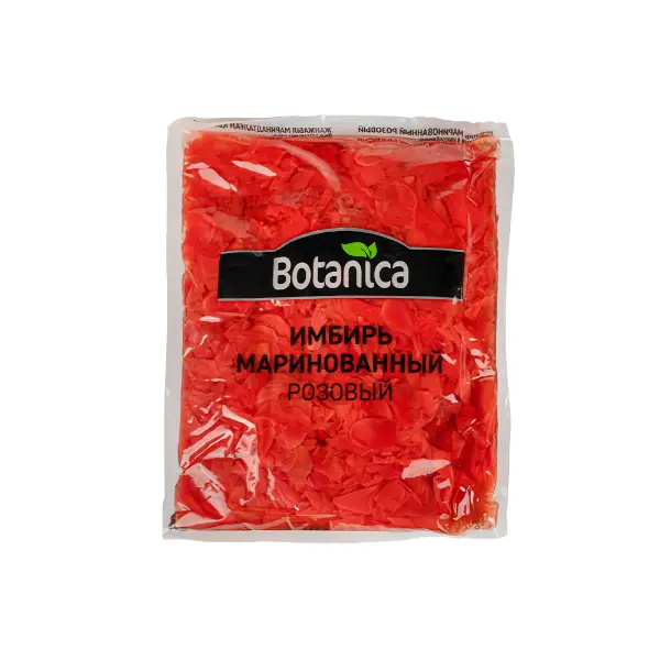 Имбирь маринованный розовый Botanica 1,4кг, вес сухого вещ-ва 1кг, 10шт/кор, Китай