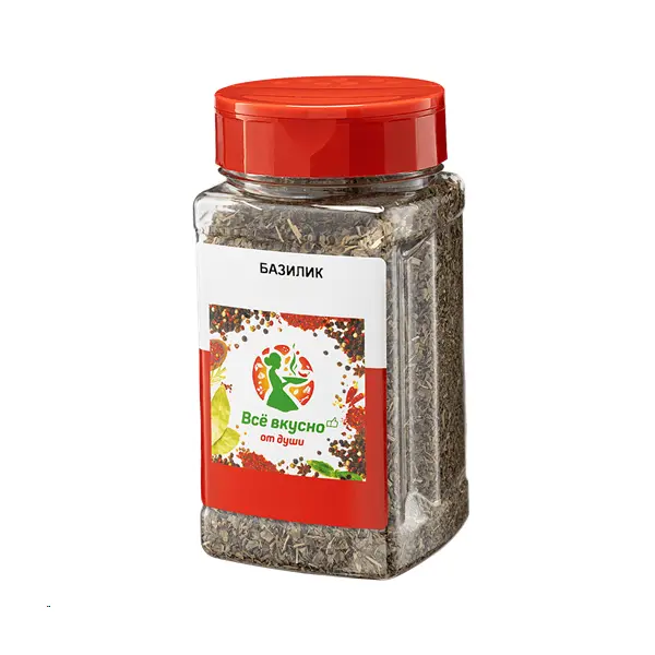 Базилик сушеный Все вкусно от души 70гр, 15шт/кор