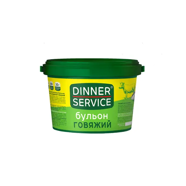 Бульон говяжий Dinner Service Premium 2кг ведро, 4шт/кор
