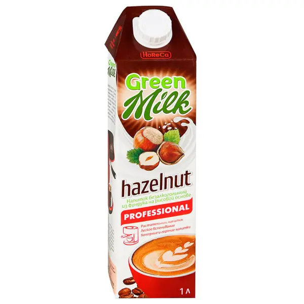 Напиток из растительного сырья Фундук Professional Green Milk 1л НДС 10%