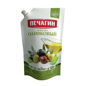Майонез Печагин оливковый 67% 750мл, 15шт/кор