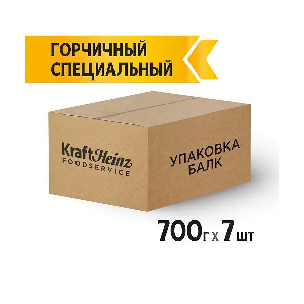 Соус горчичный Heinz 700гр, 7шт/кор, Россия