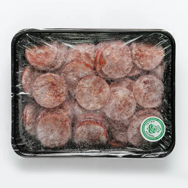 Колбаса Пепперони халяль нарезка в/к зам. Казанские Деликатесы 500гр, 10шт/кор