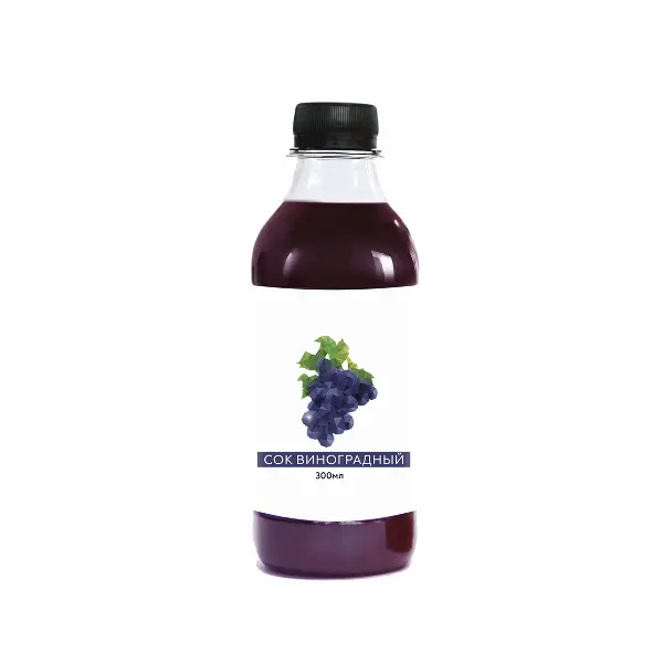 Сок виноградный осветленный Физзберри 0,33л ПЭТ, 12шт/кор