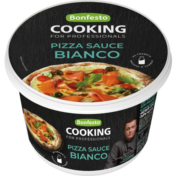 Соус-сыр мягкий для пиццы 70% Bonfesto CooKing 500гр, 6шт/кор