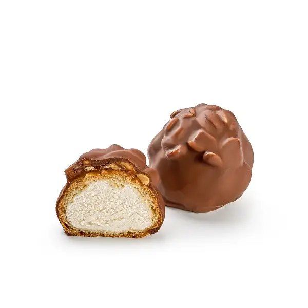 Профитроли Сникерс Десертные истории 45гр, 16шт/кор