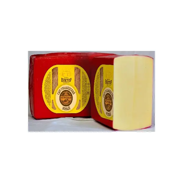 Сыр Голландский 45% Король Виктор ~3,9кг, ~15,6кг/кор