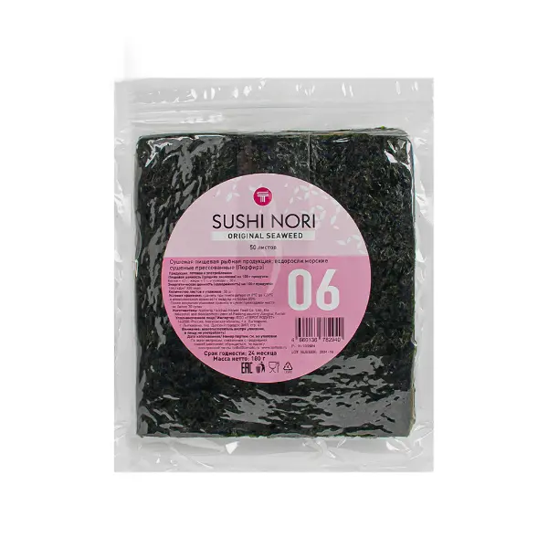 Водоросли Нори №6 Tamaki 50л, 180гр, 50шт/кор
