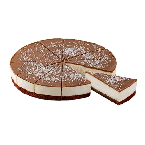 Пирог Бразильский кокос и шоколад Гурманов 100гр, 12 порций/1,2кг, 5шт/кор